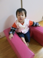 利用大積木玩遊戲