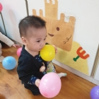 10812好多繽紛色彩的氣球哦!