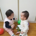 10812好多繽紛色彩的氣球哦!