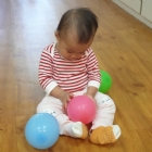 10812好多繽紛色彩的氣球哦!