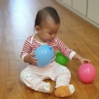 10812好多繽紛色彩的氣球哦!