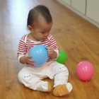 10812好多繽紛色彩的氣球哦!