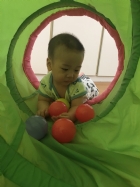 我最喜歡玩鑽籠哦!