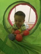 我最喜歡玩鑽籠哦!