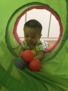 我最喜歡玩鑽籠哦!