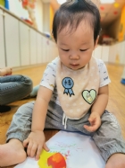 10910荳芽寶寶的滾輪畫創作