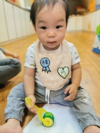 10910荳芽寶寶的滾輪畫創作