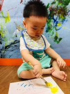 10911寶寶可愛塗鴨畫~爸比媽咪看得懂寶寶在畫什麼嗎?期待你們的分享哦