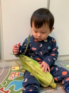 摸一摸,看一看,聞一聞,告訴老師這是什麼水果哦!
