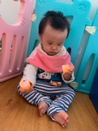 10911視覺刺激～利用光影訓練寶寶的眼球活動