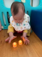 10911視覺刺激～利用光影訓練寶寶的眼球活動