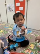 每日飯後的例行作業～荳苗班寶貝來潔牙囉！