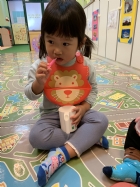 每日飯後的例行作業～荳苗班寶貝來潔牙囉！