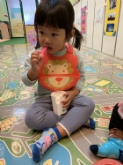 每日飯後的例行作業～荳苗班寶貝來潔牙囉！
