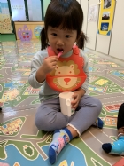 每日飯後的例行作業～荳苗班寶貝來潔牙囉！
