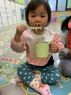 每日飯後的例行作業～荳苗班寶貝來潔牙囉！