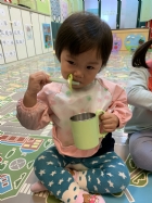 每日飯後的例行作業～荳苗班寶貝來潔牙囉！