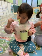 每日飯後的例行作業～荳苗班寶貝來潔牙囉！
