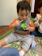 每日飯後的例行作業～荳苗班寶貝來潔牙囉！
