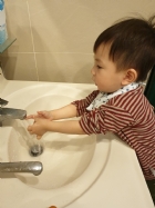 防疫工作要做好～勤洗手最重要～雖然平常有在練，還是要注意步驟哦！