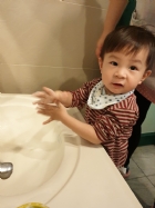 防疫工作要做好～勤洗手最重要～雖然平常有在練，還是要注意步驟哦！