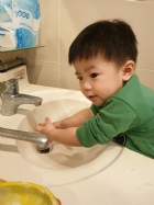 防疫工作要做好～勤洗手最重要～雖然平常有在練，還是要注意步驟哦！