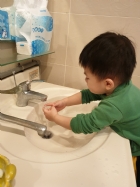 防疫工作要做好～勤洗手最重要～雖然平常有在練，還是要注意步驟哦！
