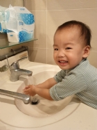 防疫工作要做好～勤洗手最重要～雖然平常有在練，還是要注意步驟哦！