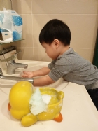 防疫工作要做好～勤洗手最重要～雖然平常有在練，還是要注意步驟哦！