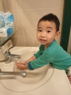 防疫工作要做好～勤洗手最重要～雖然平常有在練，還是要注意步驟哦！