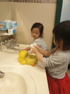 防疫工作要做好～勤洗手最重要～雖然平常有在練，還是要注意步驟哦！