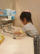 防疫工作要做好～勤洗手最重要～雖然平常有在練，還是要注意步驟哦！