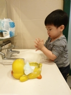 防疫工作要做好～勤洗手最重要～雖然平常有在練，還是要注意步驟哦！