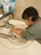 防疫工作要做好～勤洗手最重要～雖然平常有在練，還是要注意步驟哦！