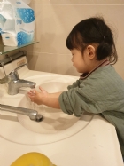 防疫工作要做好～勤洗手最重要～雖然平常有在練，還是要注意步驟哦！