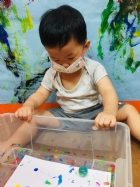 荳芽寶貝滾珠畫
