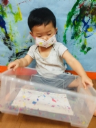 荳芽寶貝滾珠畫