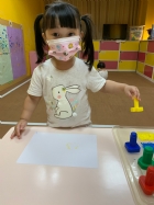 11006蓋印畫～老師的想像力真厲害！