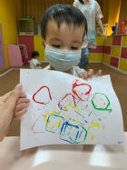 11006蓋印畫～老師的想像力真厲害！