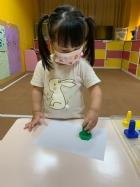 11006蓋印畫～老師的想像力真厲害！