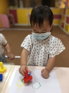 11006蓋印畫～老師的想像力真厲害！