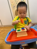 手眼協調課程~顏色敲敲樂