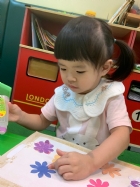 11008寶貝可愛的黏貼畫