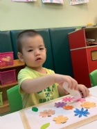 11008寶貝可愛的黏貼畫