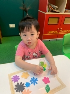 11008寶貝可愛的黏貼畫