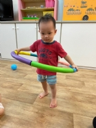 11109可愛的呼啦圈體操