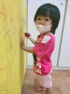 11110寶寶自由塗鴨撕紙的時間!!