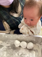 11102看老師怎麼滾元宵~~