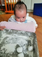 11102看老師怎麼滾元宵~~