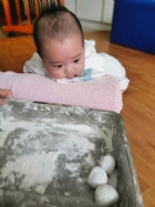 11102看老師怎麼滾元宵~~